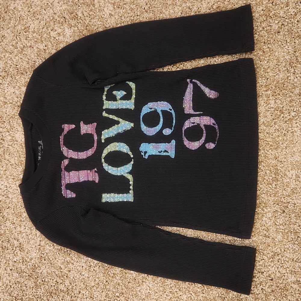 Total Girl long sleeve shirt,  size 6